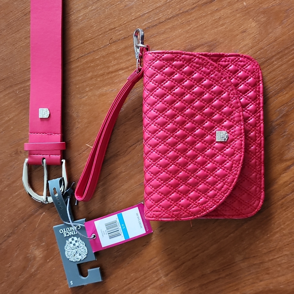 Red Hip purse clutch